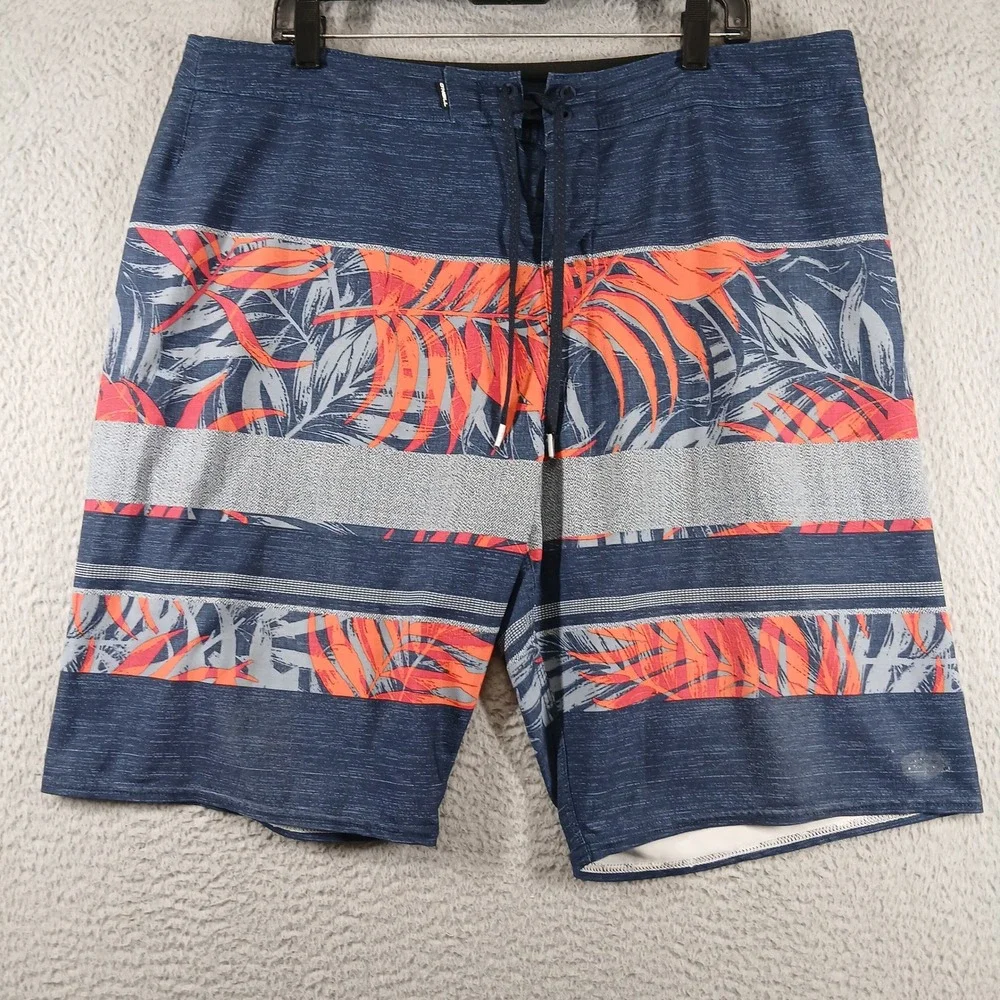 O'Neill Mens Hyperfreak Performance‎ Board Shorts Floral Print Size 38
